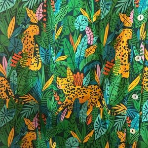 Maxi dress - fun print, waist tie belt (removable)